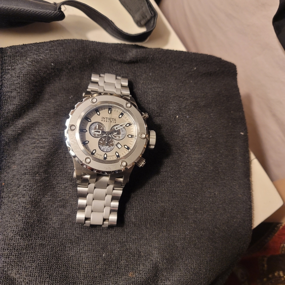 Invicta Reserve watch 52mm Excellent Condition. Good for everyday wear.